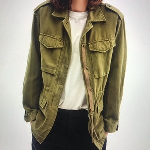 Nili Lotan Madden Military Jacket in Uniform Green